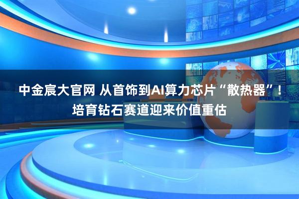 中金宸大官网 从首饰到AI算力芯片“散热器”！培育钻石赛道迎来价值重估